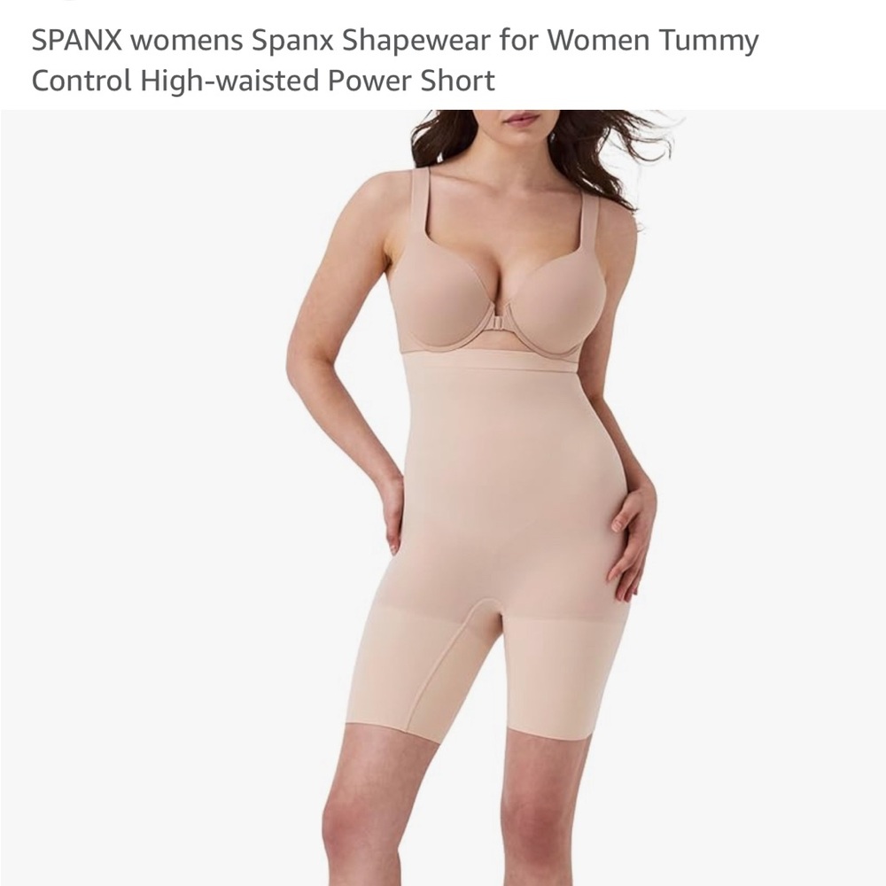 Spanx Womens Shapewear for Women Tummy Control High Waisted Power Short L